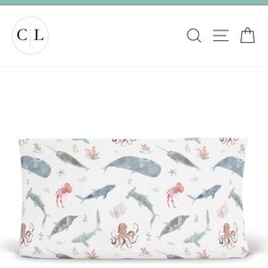 Caden Lane Sea Life Crib Sheet and Changing Pad Cover